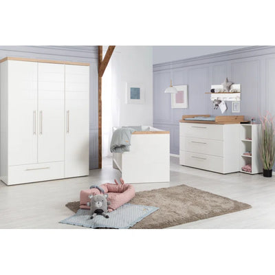 Deluxe Convertible 3 -Piece Nele Nursery Furniture Set