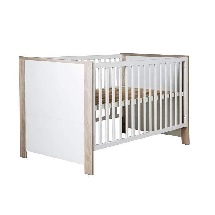 Deluxe 3 Piece Cot Set by roba - White