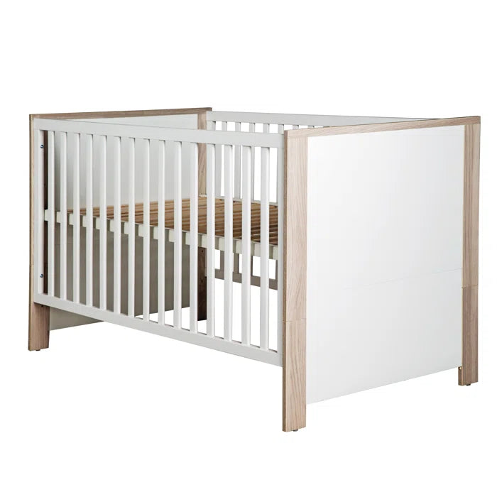 Deluxe 3 Piece Cot Set by roba - White