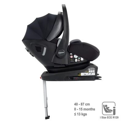 Car Seat Pecan i-Size Baby Car Seat with Isofix Base