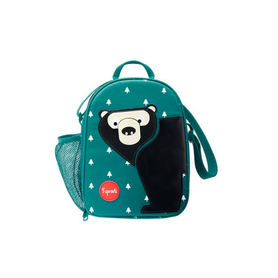 Backpack Waterproof - Fun animal character Green Bear