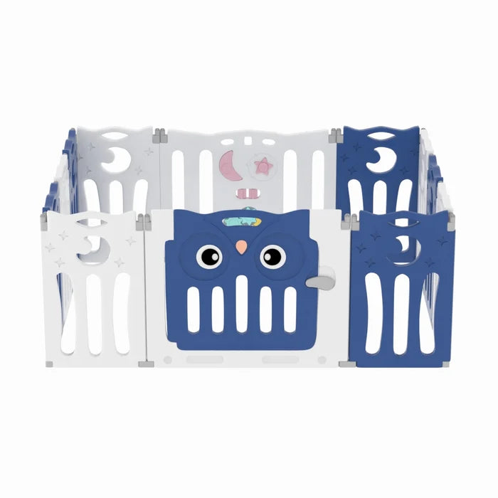 Baby Gate - Blue/White