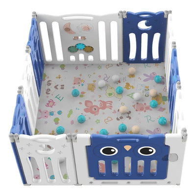 Baby Gate - Blue/White