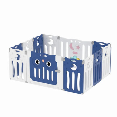 Baby Gate - Blue/White