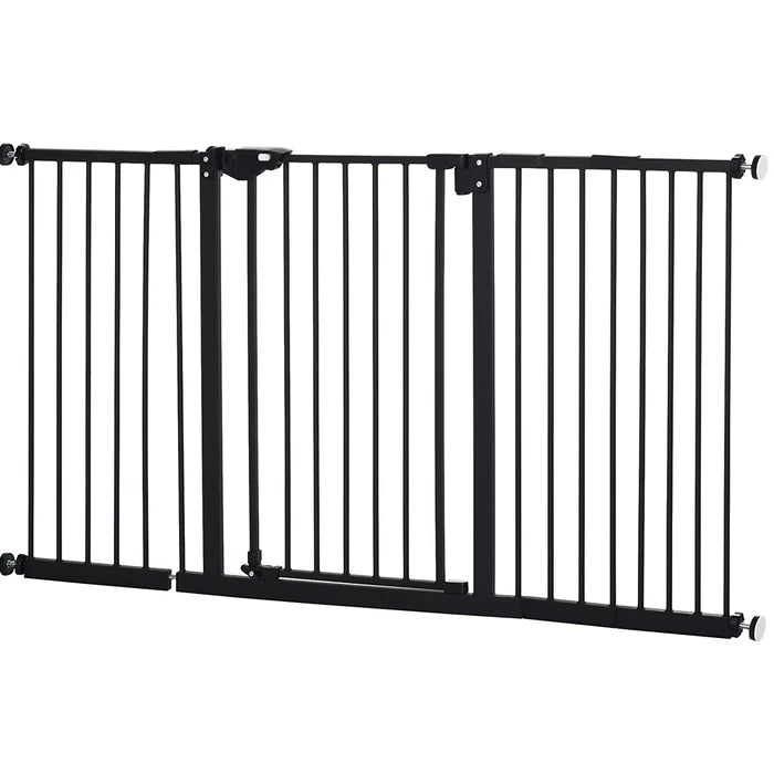 Safety Gate Archie & Oscar Plumerville Metal Pressure Mounted Pet Gate - Black