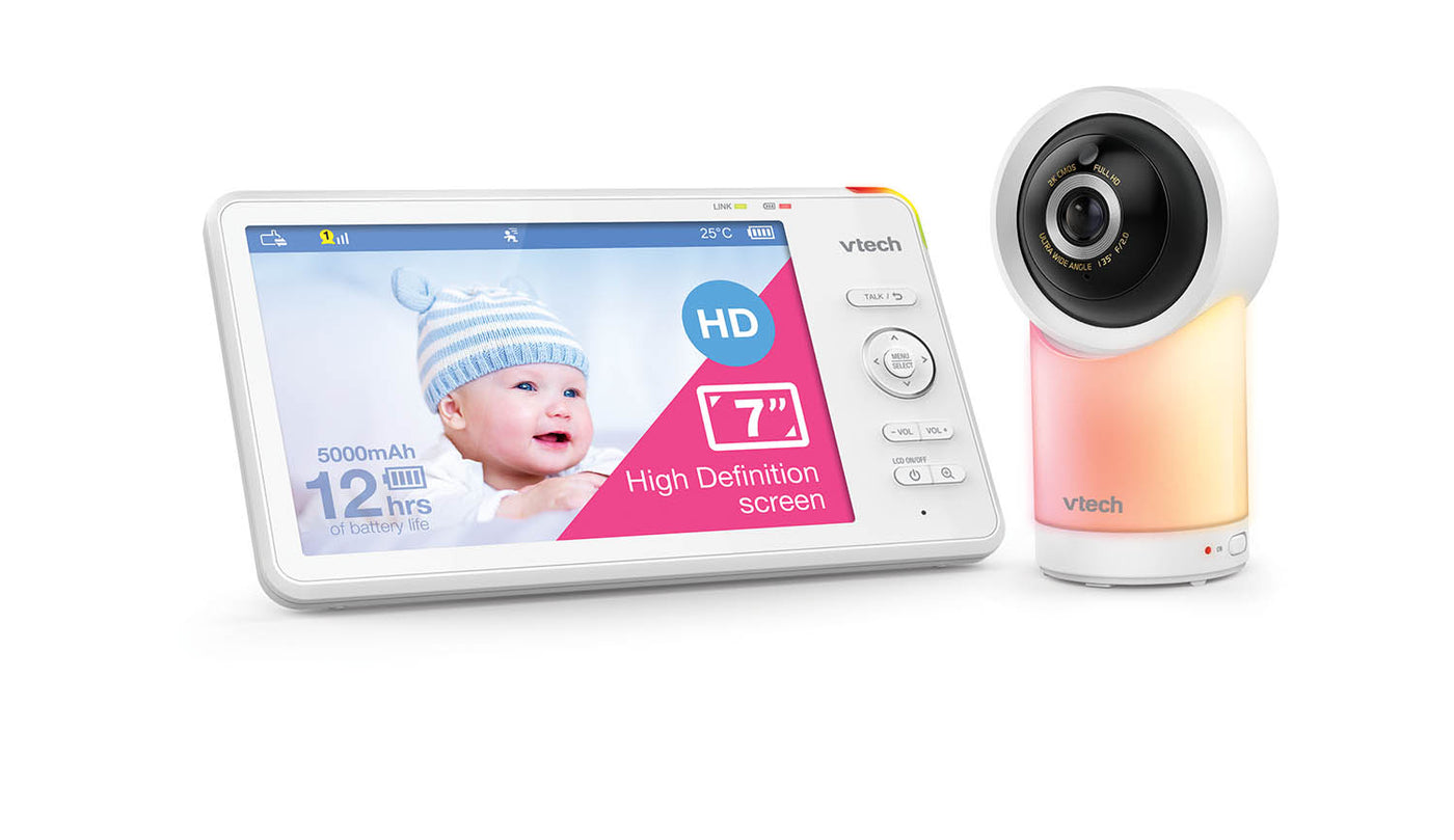 Baby Monitor 7" Smart Wi-Fi 1080p Pan & Tilt Monitor by Vtech