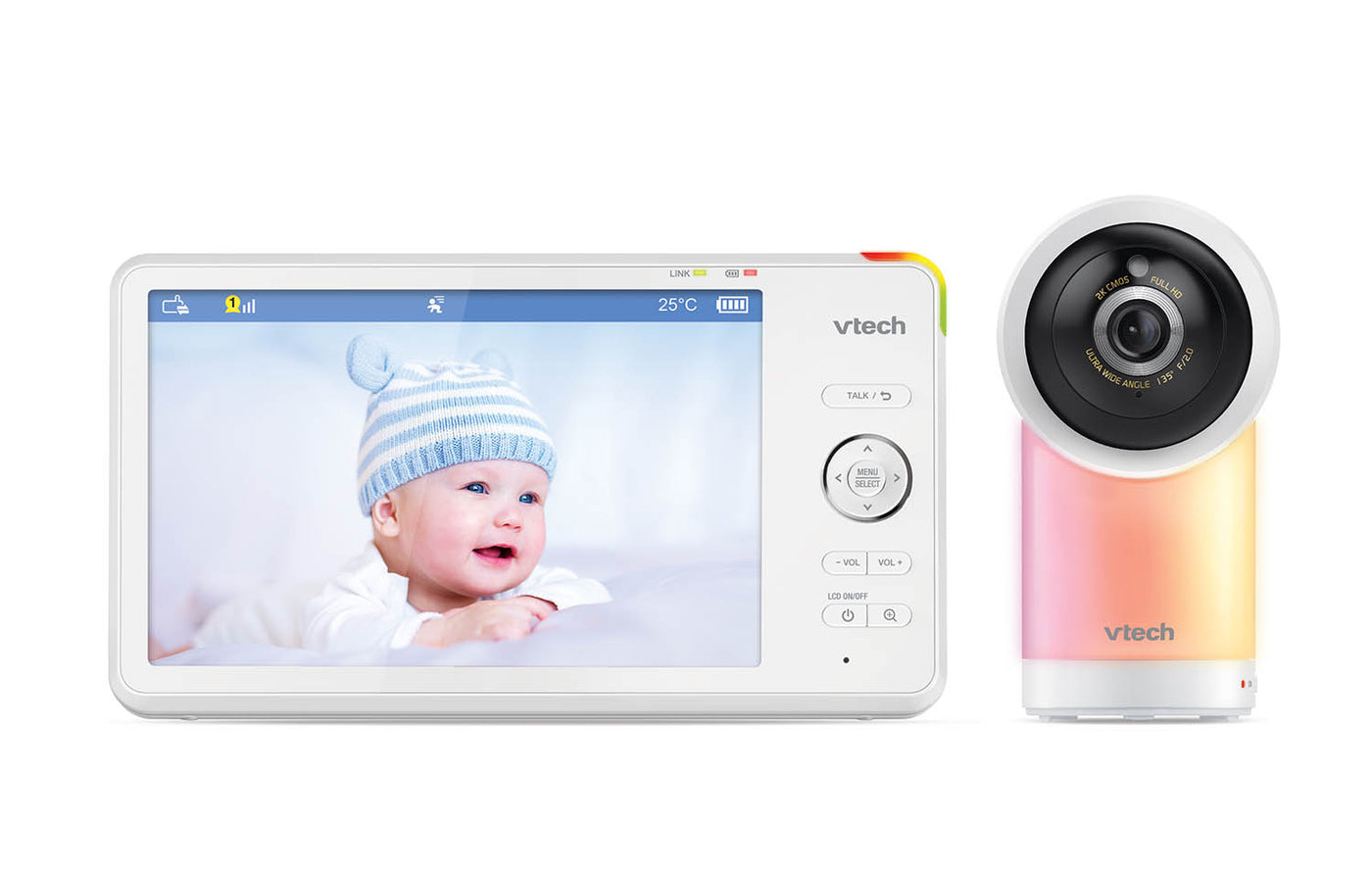 Baby Monitor 7" Smart Wi-Fi 1080p Pan & Tilt Monitor by Vtech