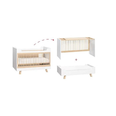 Baby Stylish Cot Bed  White by Zipcode Design