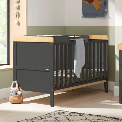 Contemporary Convertible  Rio Cot-Bed with Matching Cot Changer and Mattress