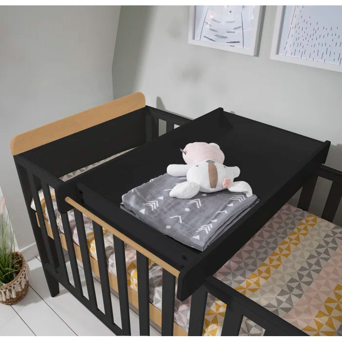 Contemporary Convertible  Rio Cot-Bed with Matching Cot Changer and Mattress