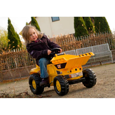 Outdoor Toys Caterpillar Dumper - Yellow