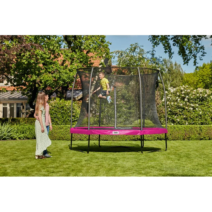 Outdoor Comfort Edition Kids Trampoline 153cm - Black, Green, Pink