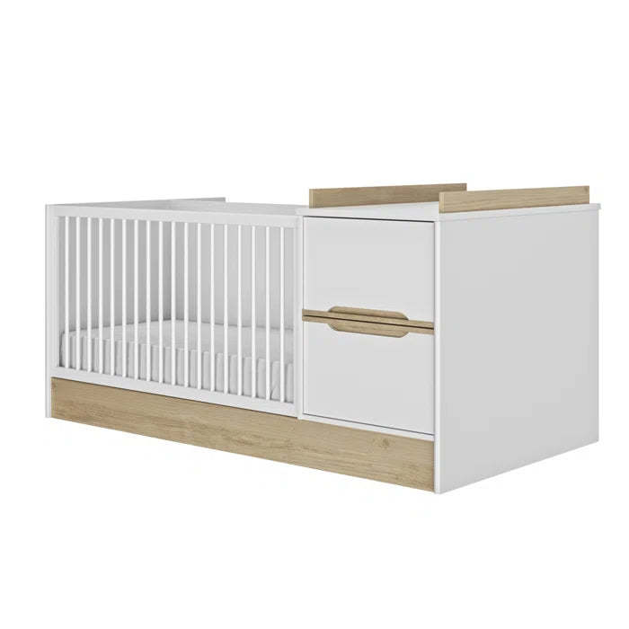 Modern Style  Baby Cot  by Harriet Bee -  White