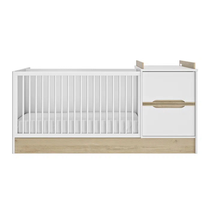 Modern Style  Baby Cot  by Harriet Bee -  White