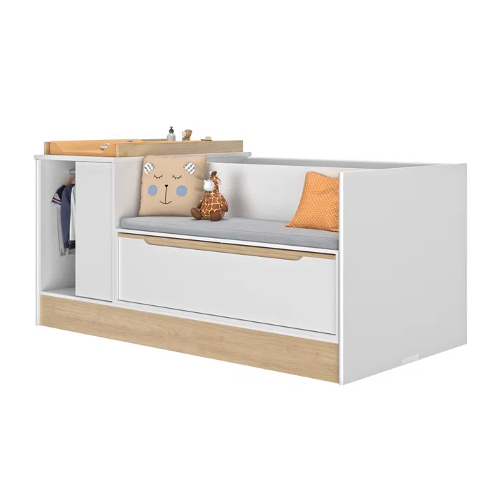 Modern Style  Baby Cot  by Harriet Bee -  White