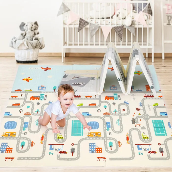 Baby Play Mat Anti-Slip Design 180cm L Bicycle Amaze Foam Playmat