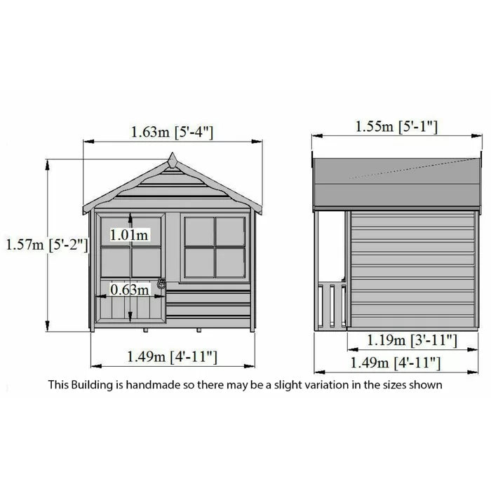 Outdoor Fun 149cm W x 149cm D Outdoor Solid + Manufactured Wood