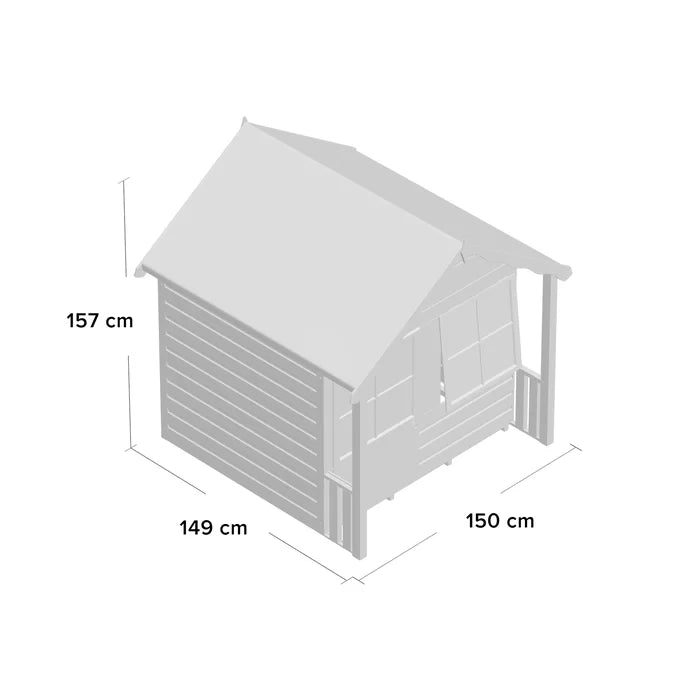 Outdoor Fun 149cm W x 149cm D Outdoor Solid + Manufactured Wood