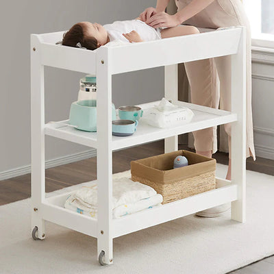 Baby Nursery 3 Tier Modern Style Changer -  Almond