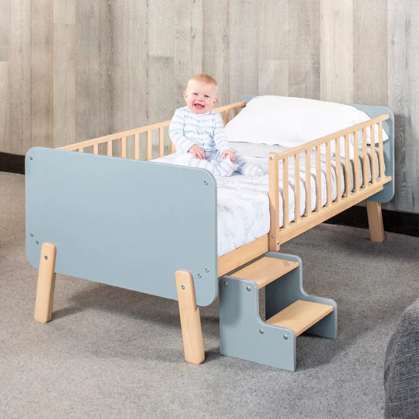 Kids Bedtime Modern Style Two- Tone Color Bedside Bed