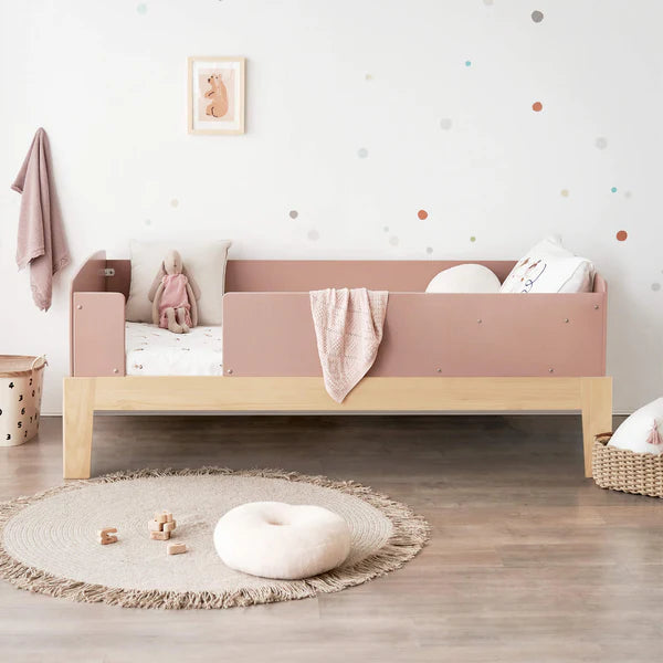 Kids Modern Guarded Single Bed -  Available in 3 colors