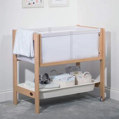 Modern Crib Tidy Bedside Crib - Almond