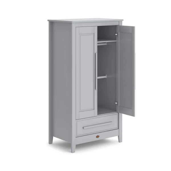 Kids Linear Stylish 2 Door Wardrobe  - Pebble