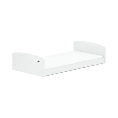 Contemporary Matilda Single Floor Bed - Barley White, Almond