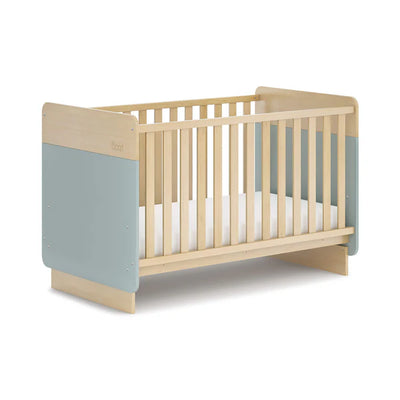 Stylish Boori Neat Cot Bed - Cherry/Almond or Blueberry/Almond