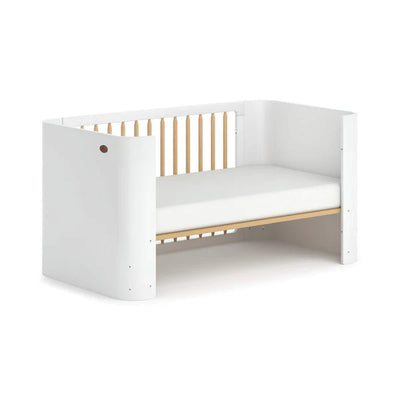 Contemporary Style Baby Cot Bed -  Barley White and Beech, Blueberry and Beech,Cherry and Beech