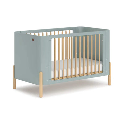 Contemporary Style Baby Cot Bed -  Barley White and Beech, Blueberry and Beech,Cherry and Beech