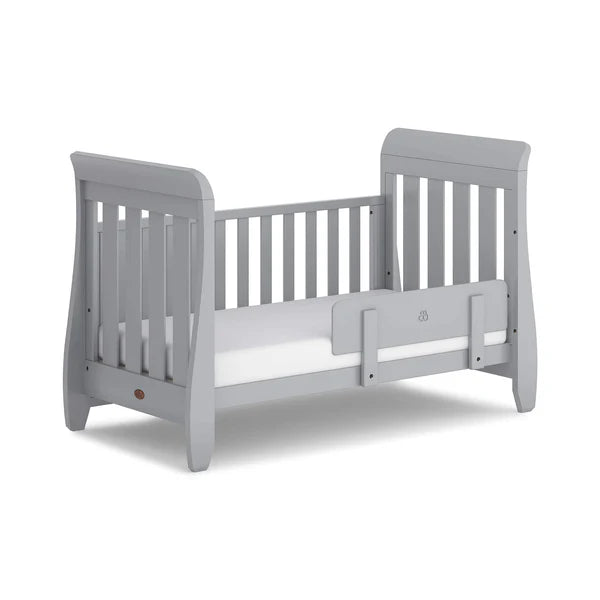 Sleek Stylish And Sophisticated Sleigh Urbane Boori Cot Bed - Pebble