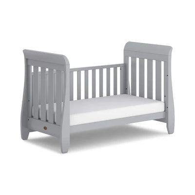 Sleek Stylish And Sophisticated Sleigh Urbane Boori Cot Bed - Pebble