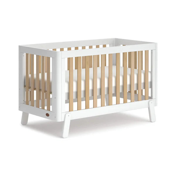 Stylish Boori Turin Cot Bed - Barley White