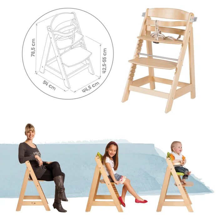 Sit Up High Chair for Babies and Toddlers - Cream