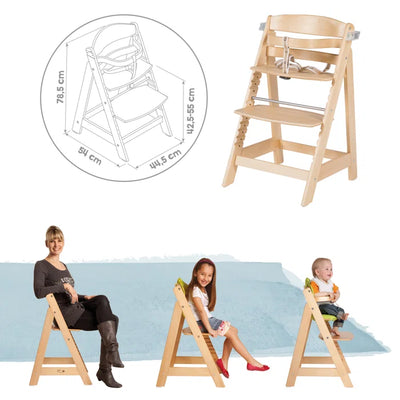 Sit Up High Chair for Babies and Toddlers - Cream