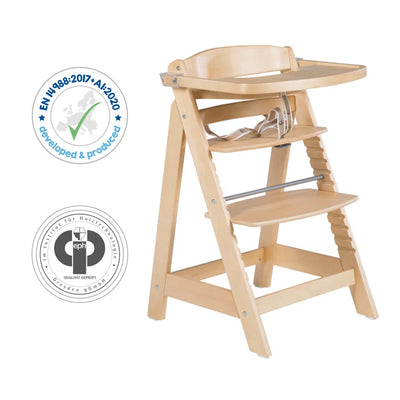 Sit Up High Chair for Babies and Toddlers - Cream