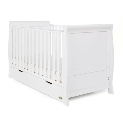 Cot 2-Piece Nursery Furniture Set includes Change table Stamford Classic by Obaby - White