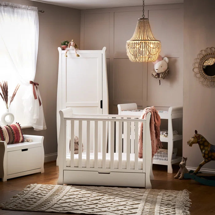 Nursery Furniture Set 3-Piece Stamford Beautiful and Compact available in 2 colors - White /Warm Grey