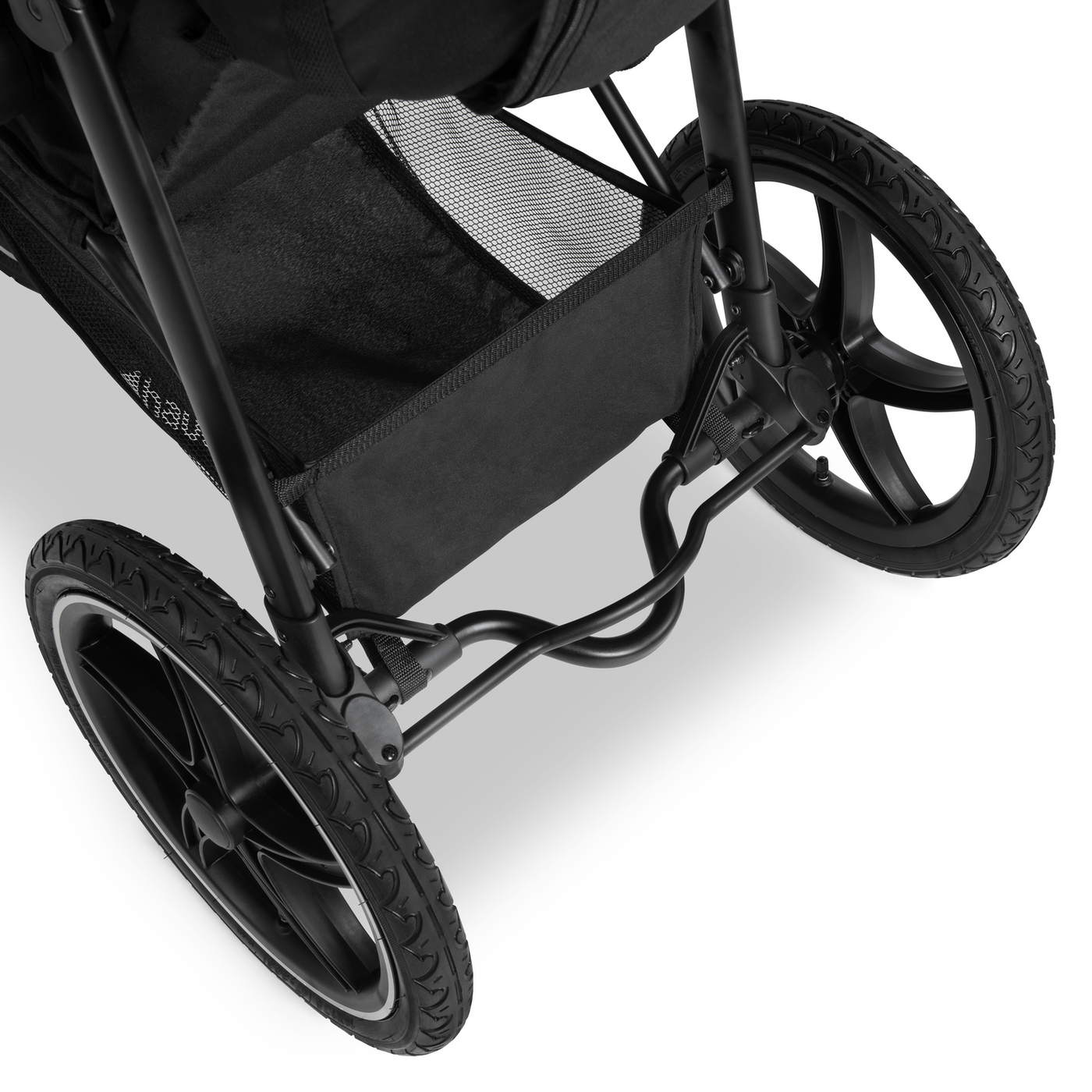 Stroller Baby Pram Hauck Runner 2 Off Roader- Black