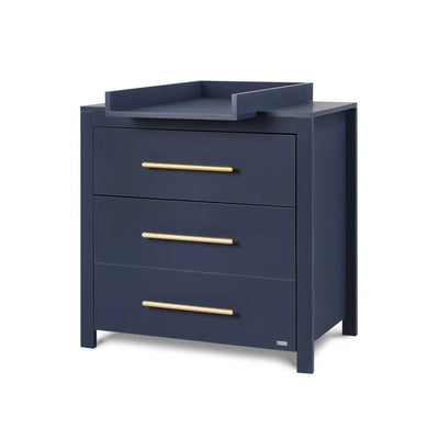 Sophisticated Modern Navy Blue Tivoli 2-Piece Nursery Furniture Set - Navy