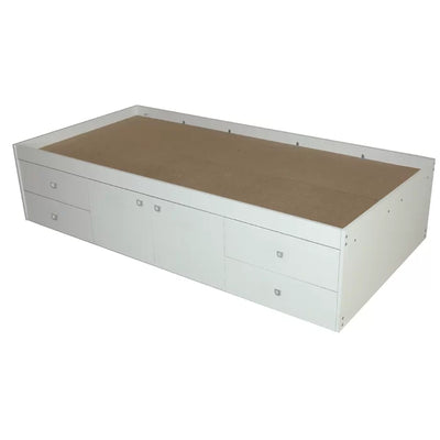 Cosy Place to Sleep Single (3') 4 Drawer Mate's & Captain's Bed - White