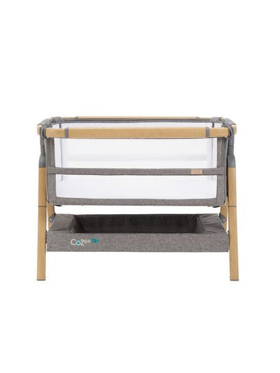 Cot-Bed and Crib Cozee XL Bedside - Oak / Charcoal