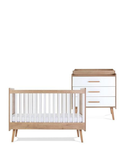 Combining Contemporary Design Westport Cot Bed & Dresser Set