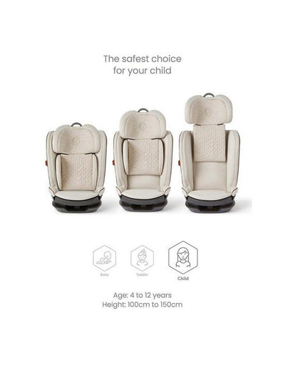 Toddlers Car Seat Cybex Chair 4 to 12 Years Discover i-Size - Almond