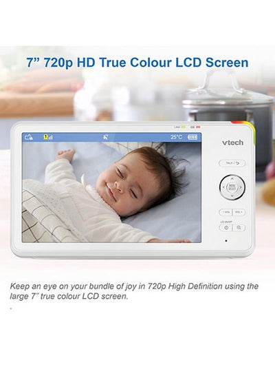 VTech RM7766HD 7" Smart Wi-Fi 1080p Pan and Tilt Baby Monitor