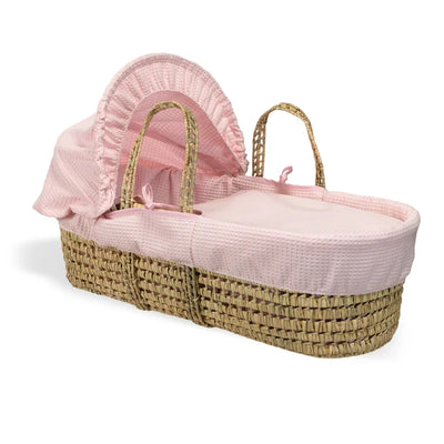 Cozy Breathable Waffle Palm Moses Baby Basket