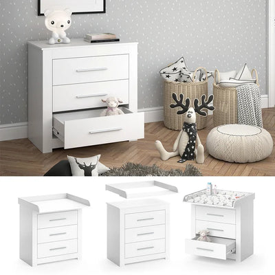 Well Thought Out and Functionally Baby Changing Unit White