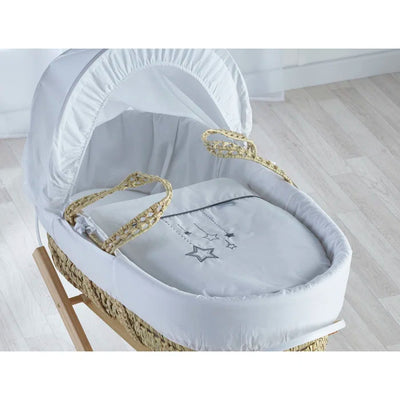 Wish Upon a Star Palm Moses Basket with Bedding