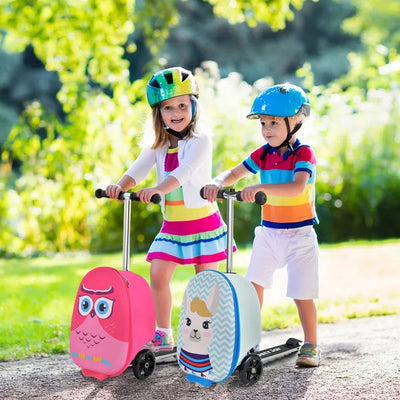 Travel and Adventure Kids Luggae Storage Bag - Pink